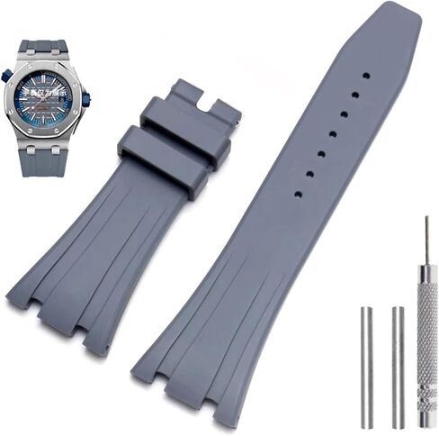 KLVN Silicone Watch Straps 26mm 27mm Watchband For AP 15400 15202 15500 15703 26470SO Royal Oak Offshore Men's Sports Rubber Bracelet in Saudi Arabia