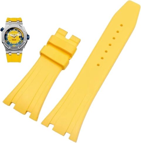 KLVN Silicone Watch Straps 26mm 27mm Watchband For AP 15400 15202 15500 15703 26470SO Royal Oak Offshore Men's Sports Rubber Bracelet in Saudi Arabia