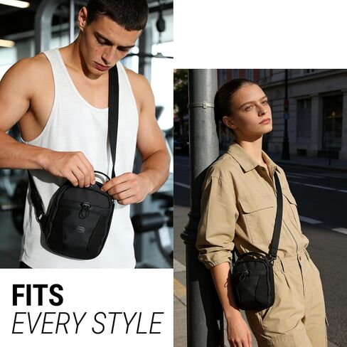 Magnetic Gym Bag with Anti-Theft Design, RFID-Blocking Anti-Theft Crossbody Bag for Men & Women, N52 Strong Magnets Clip to Racks/Golf Carts, Water-Resistant Travel/Daily use Crossbody Bag in Saudi Arabia