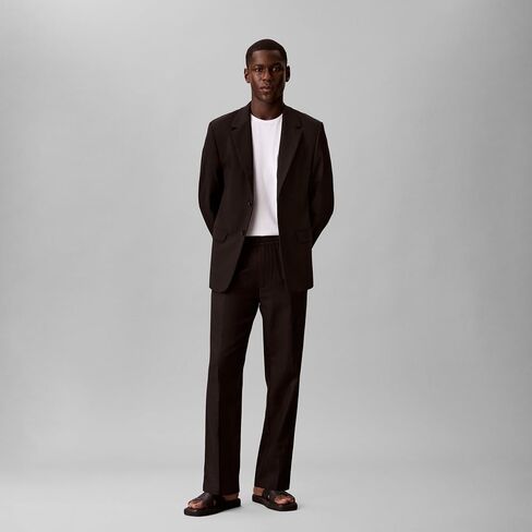 Calvin Klein Men's Straight Linen Pull-on Pant in Kuwait