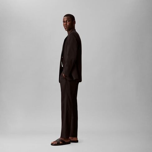 Calvin Klein Men's Straight Linen Pull-on Pant in Kuwait