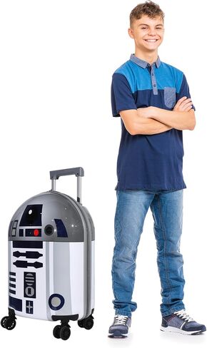 Bioworld Star Wars: Rebels R2D2 light weight 22" Shaped Rolling Luggage in Kuwait