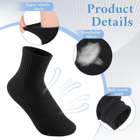 100 Pairs Bulk Mens Socks Low Cut Ankle Socks for Women No Show Sock Crew Sock for Men Moisture Wicking Casual Crew AthleticSocks for Sports Homeless Unisex Adult Breathable Work Running Hiking in Kuwait