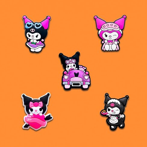 15Pcs Shoe Decoration Charms for Croc Clog Sandals, Cartoon Shoe Accessories Charms for Gifts in Saudi Arabia