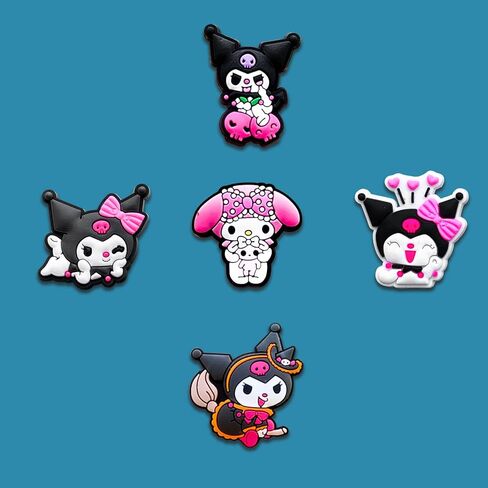 15Pcs Shoe Decoration Charms for Croc Clog Sandals, Cartoon Shoe Accessories Charms for Gifts in Saudi Arabia