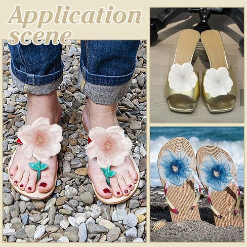 8Pcs 4 Colors Flower Shoe Clips Rose Clips for Shoes with Iron Clip Removable Pink Black White Blue Buckle Flower Shoes Charms Decoration for Hairpin Brooches Flats Heels Sandals Boots in Kuwait