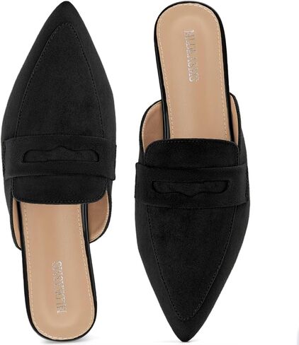 Womens Mules Flats 2026: Dressy Comfortable Pointed Toe Slip On Backless Loafers for Business Casual Office Work in Saudi Arabia