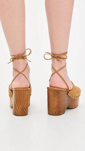 Free People Women's Front Row Wrap Clogs in Kuwait