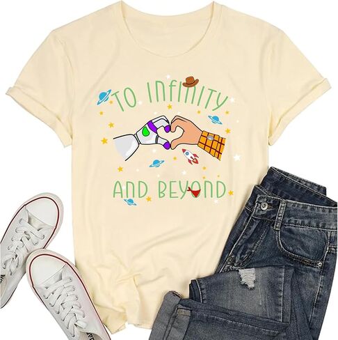 You've Got A Friend Shirts for Women Funny Letter Print Friends in Me Tshirt Cute Graphic Vacation Holiday Tee Tops in Saudi Arabia