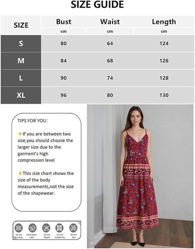 Women's Boho Floral Print Spaghetti Strap V Neck Smocked Back Maxi Dress in Kuwait