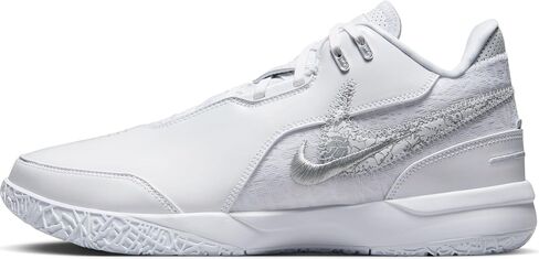 حذاء كرة السلة Lebron NXXT Gen AMPD (FJ1566-102، أبيض/فضي معدني/رمادي دخاني فاتح) مقاس 8.5 in Kuwait