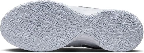 حذاء كرة السلة Lebron NXXT Gen AMPD (FJ1566-102، أبيض/فضي معدني/رمادي دخاني فاتح) مقاس 8.5 in Kuwait
