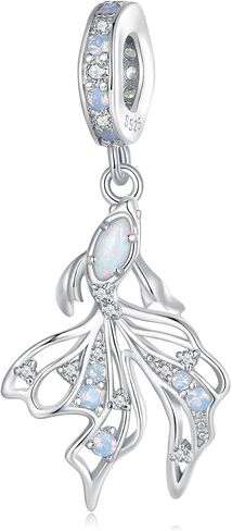 Betta Fish Pendant Charm 925 Sterling Silver Charm Fits For Pandora Bracelet Necklace,BSC917 in Kuwait