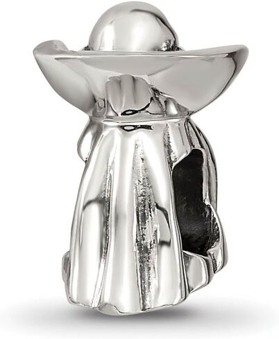 The Black Bow Antiqued Sterling Silver Vampire Bead Charm in Saudi Arabia