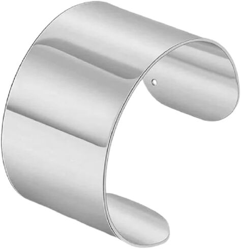 Golden wide face C-shaped bracelet with uneven concave surface and exquisite shiny surface, autumn and winter bracelet with arm ring in Saudi Arabia