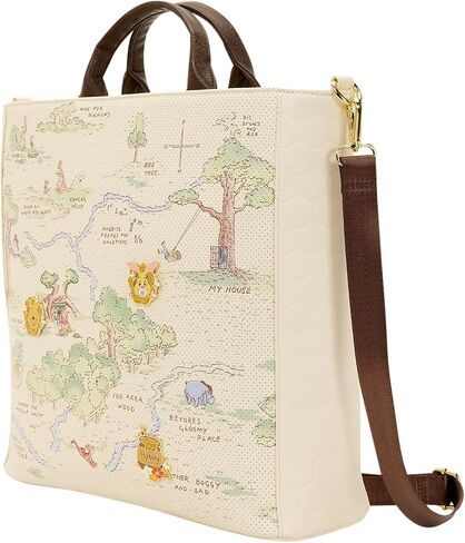 حقيبة حمل خشبية من Loungefly Disney Winnie the Pooh Hundred Acre Wood in Kuwait