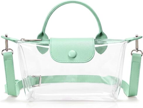 Fashion Mini Crossbody Bag,Clear Handbags Purses with Adjustable Strap for Women, Ladies Shoulder Totes Bag in Saudi Arabia