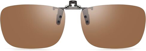 CAXMAN Polarized Clip On Sunglasses Over Prescription Glasses for Men Women UV Protection in Saudi Arabia