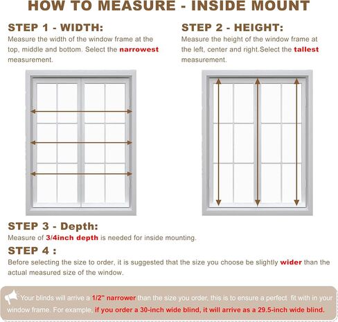 Window Blinds, SZXIMU 2'' Cordless Blind for Indoor Windows, 46" W X 64" H Mini Blinds, Light Filtering Blinds & Shades, Horizontal Window Blinds for Home Bedroom Living Room Bathroom Kitchen, White in Saudi Arabia