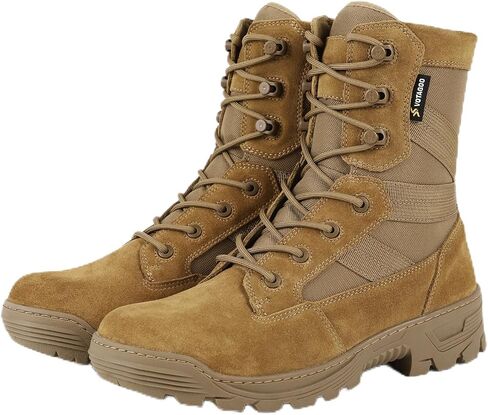 YEVHEV Men's Tactical Boots Military Work Boots Desert Combat Army Combat Boots for Hiking Motorcycle Climbing in Saudi Arabia
