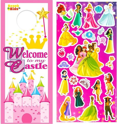 Disney Princess Backpack and Lunch Bag Set - Bundle with 16" Backpack, Lunch Box, Pencil Holder, Water Bottle, Stickers, More | Disney Princess School Bag for Girls, Kids in Kuwait