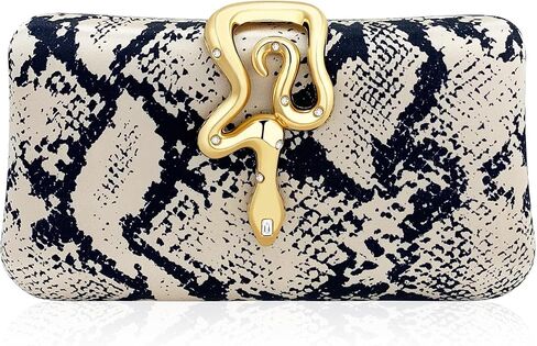 Glitter Clutch Purse for Women Evening Clutch Purses with Gold Snake Buckle, Elegant Evening Bag for Party Prom in Saudi Arabia