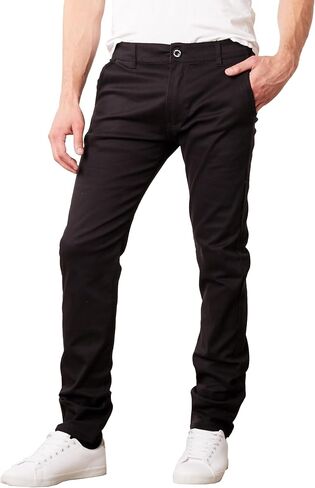 Galaxy by Harvic Slim Fit Men's Stretch Chino Pants in Kuwait