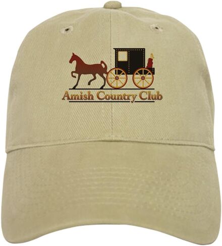 قبعة CafePress Amish Country Club Golf قبعة بيسبول قابلة للتعديل in Kuwait