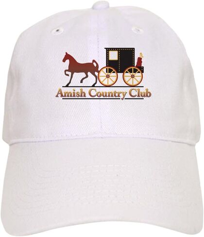 قبعة CafePress Amish Country Club Golf قبعة بيسبول قابلة للتعديل in Kuwait