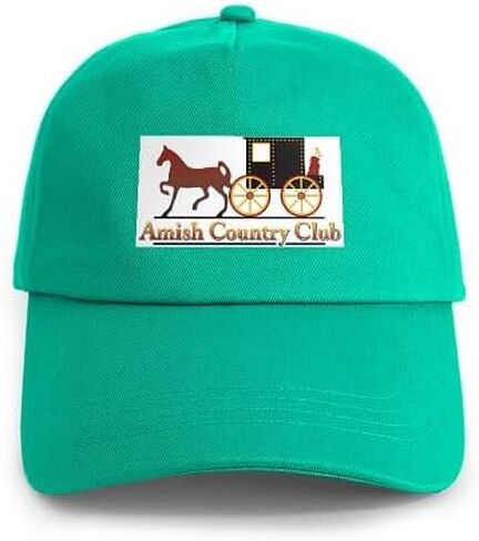 قبعة CafePress Amish Country Club Golf قبعة بيسبول قابلة للتعديل in Kuwait