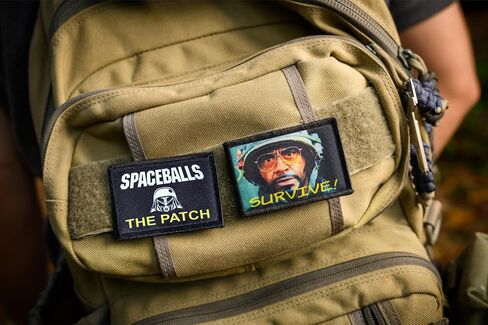 Spaceballs The Patch Morale Patch - Schwartz 80s Sci Fi Comedy Spoof Movie Tribute, 2x3 inch Hook and Loop Tactical Patches, Made in USA in Saudi Arabia