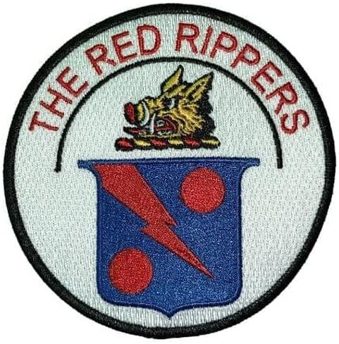 VF-11 / VFA-11 Red Rippers Squadron Patch – with Hook and Loop in Kuwait