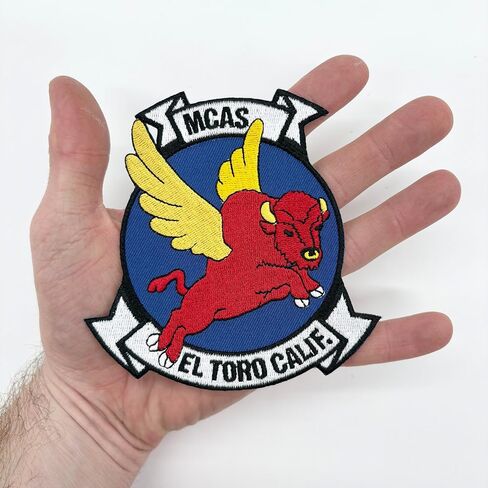 رقعة MCAS El Toro - مُخيطة، مقاس 4.5 بوصة، مطرزة، رقعة تراث طيران المحطة الجوية in Kuwait