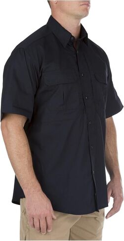 5.11 Tactical Mens Button Down Short Sleeve Shirt with Pockets, Taclite Pro, Style 71175ABR in Kuwait
