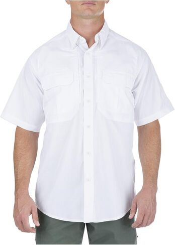 5.11 Tactical Mens Button Down Short Sleeve Shirt with Pockets, Taclite Pro, Style 71175ABR in Kuwait