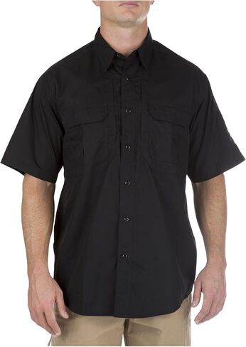 5.11 Tactical Mens Button Down Short Sleeve Shirt with Pockets, Taclite Pro, Style 71175ABR in Kuwait