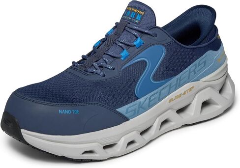 Skechers Mens Glide-Step Altus Carbon Nano Safety Toe Hands Free Slip-in in Kuwait