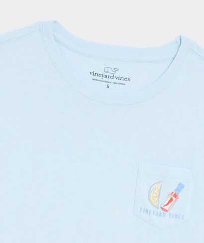 Vineyard Vines Women's Oyster Plate Short-Sleeve Pocket Tee in Kuwait