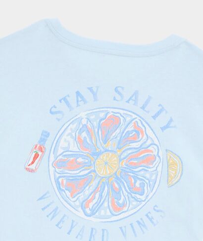 Vineyard Vines Women's Oyster Plate Short-Sleeve Pocket Tee in Kuwait