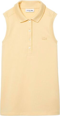Lacoste Women's Slim Fit L.12.d Sleeveless Stretch Polo Shirt in Kuwait