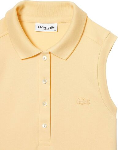 Lacoste Women's Slim Fit L.12.d Sleeveless Stretch Polo Shirt in Saudi Arabia