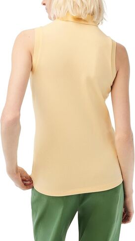 Lacoste Women's Slim Fit L.12.d Sleeveless Stretch Polo Shirt in Saudi Arabia