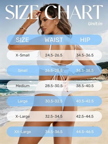 Kepblom Women's High Waisted Thong Bikini Bottoms Cheeky High Cut Bathing Suit Bottom Brazilian Swim Bottoms in Kuwait
