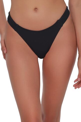 Sunsets Pacifica Tate Tab Side Women's Swimsuit Bikini Bottom in Ribbed Fabric in Kuwait