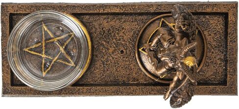 Pacific Giftware Baphomet Votive Candle Holder Gothic Decor with Winged Baphomet Figurine Ideal for Tabletop and Home Decoration 5.12" Tall in Saudi Arabia