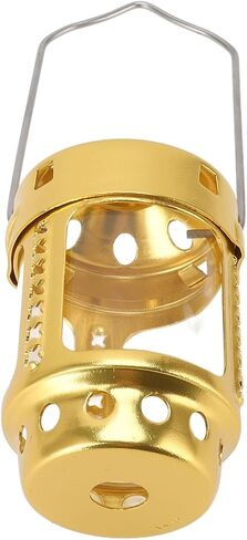 Lightweight Aluminum Alloy Tealight Candle Lantern, Sturdy Retro Hanging Candle Lantern for Camping, Night Fishing, Travelling, Emergency in Kuwait