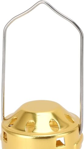 Lightweight Aluminum Alloy Tealight Candle Lantern, Sturdy Retro Hanging Candle Lantern for Camping, Night Fishing, Travelling, Emergency in Kuwait