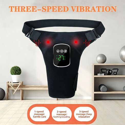 Cordless Shoulder Heating Pad with Massage, Heated Wrap with 6 Modes, Rechargeable Shoulder Massager for Shoulder Discomfort Relief, Rotator Cuff Comfort & Daily Relaxation for Men & Women in Saudi Arabia