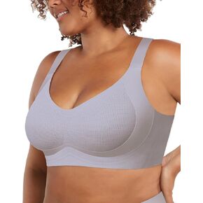 As Fairy Plus Size Wireless Bra for Women Full Coverage Seamless No Underwire Cooling Airhole Bra with Support and Lift in Kuwait
