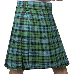 DSS KILTS- Adjustable Tartan Kilt for Men Lightweight Quick Wear Velcro Wrap Knife Pleats Belt Loops Casual Scottish Kilt in Saudi Arabia